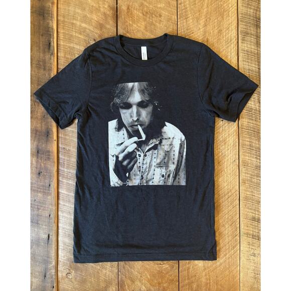 Tom Petty Graphic T-Shirt Black Men’s Small Rock Band Tee - Picture 2 of 8
